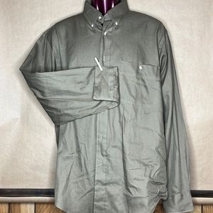 Yves Saint Laurent. Very brown nice dress shirt. 16 1/2 34-53